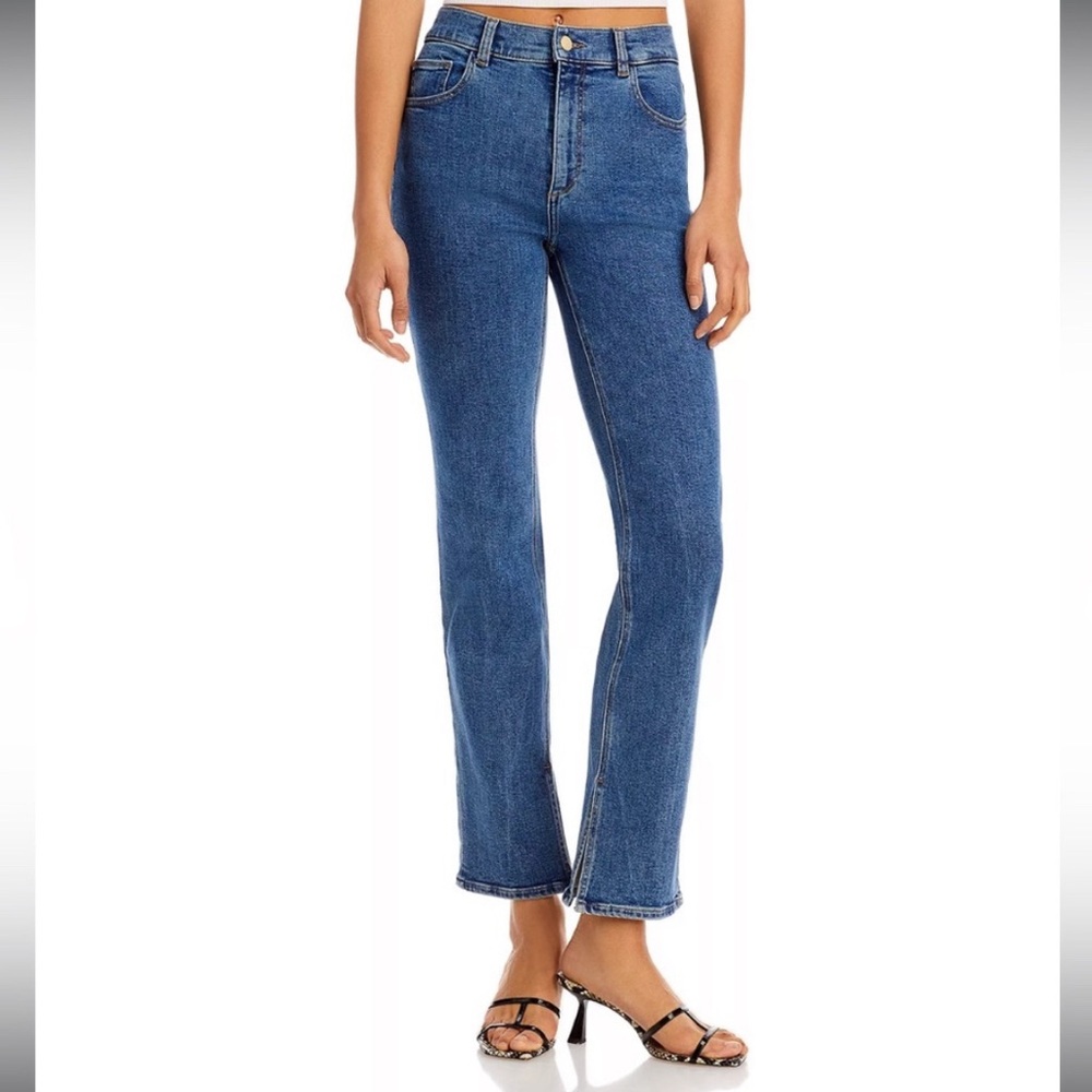 DL1961 Patti Straight Jean with Split Hem